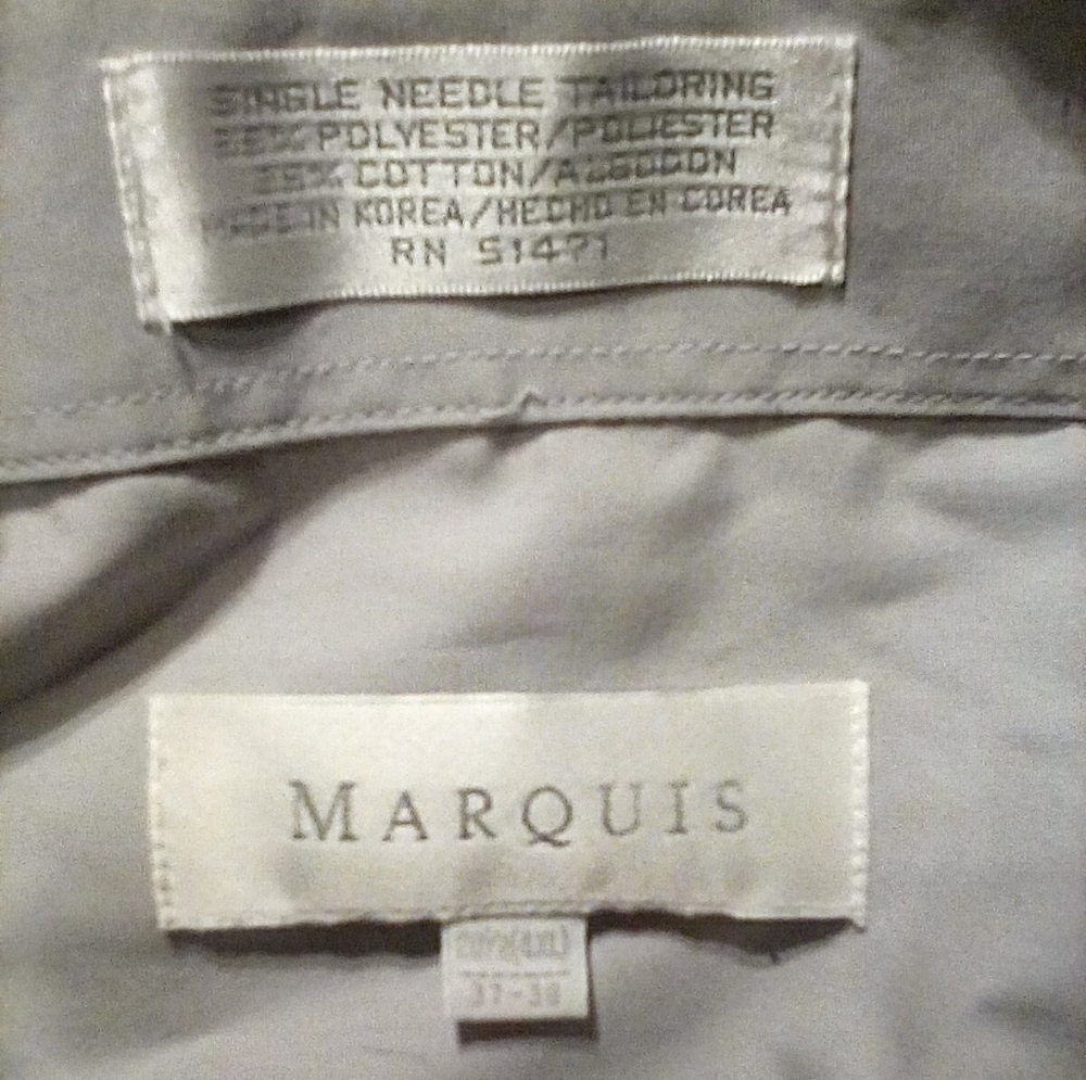 Marquis Men Made in Korea Dress shirt